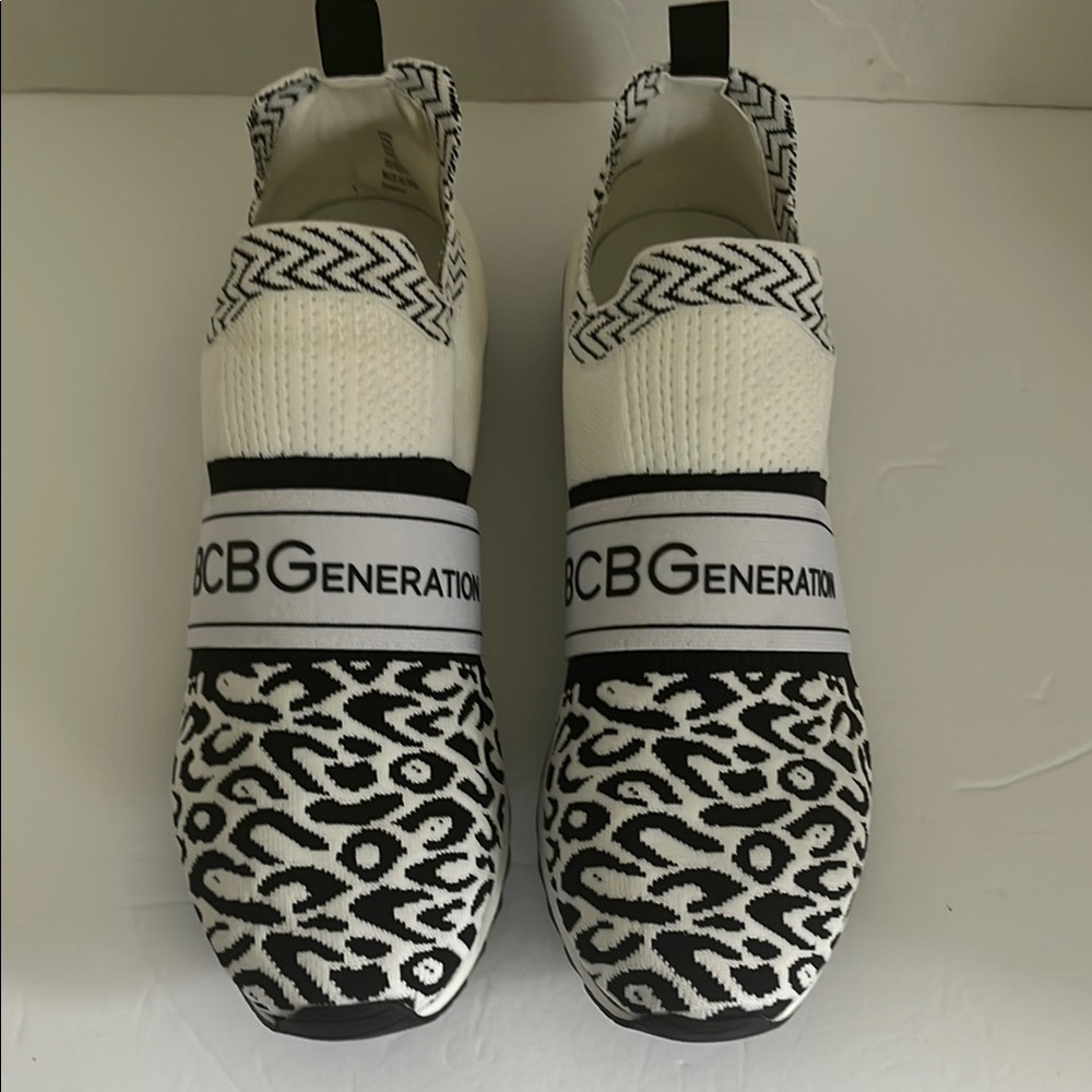 BCBGeneration Monochrome Patterned Slip-Ons